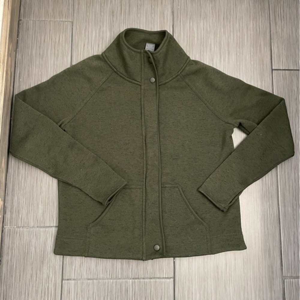 Champion Men Sweater Jacket army green size XS